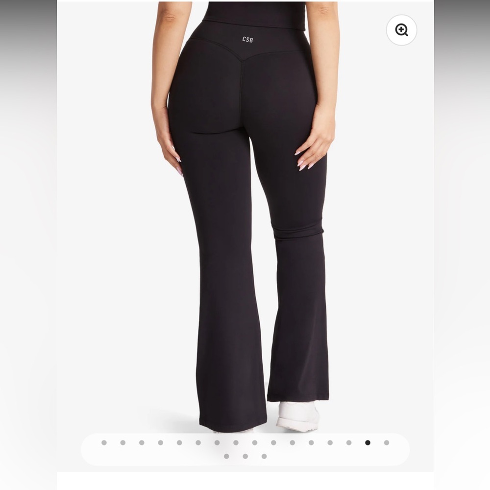 CSB FORM INVISIBLE SCRUNCH FLARE LEGGINGS TALL Black brand NEW